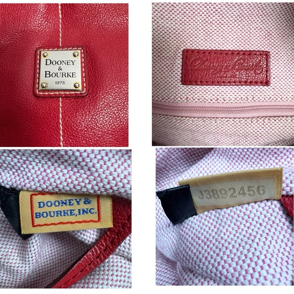 Dooney & Bourke Red Leather Dillen Pocket Hobo - Picture 16 of 16